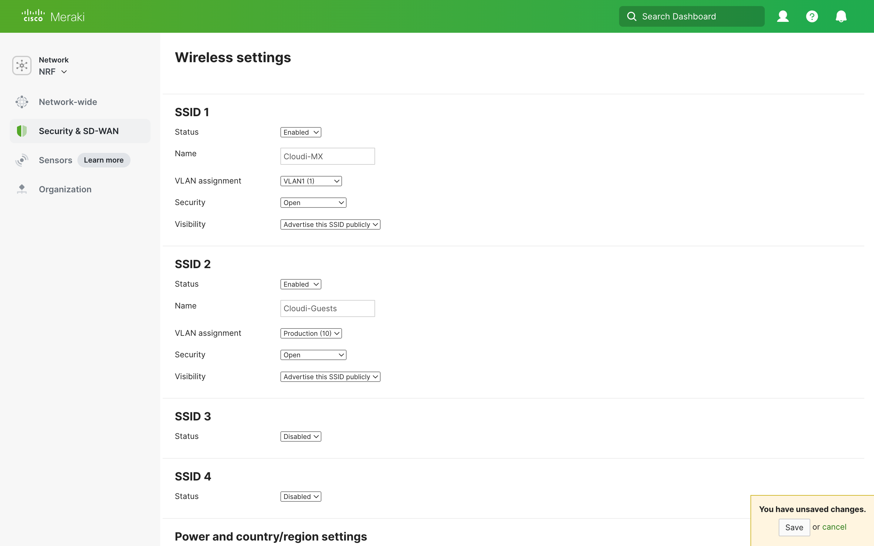 Meraki UI - MX - Wireless settings - SSID.png