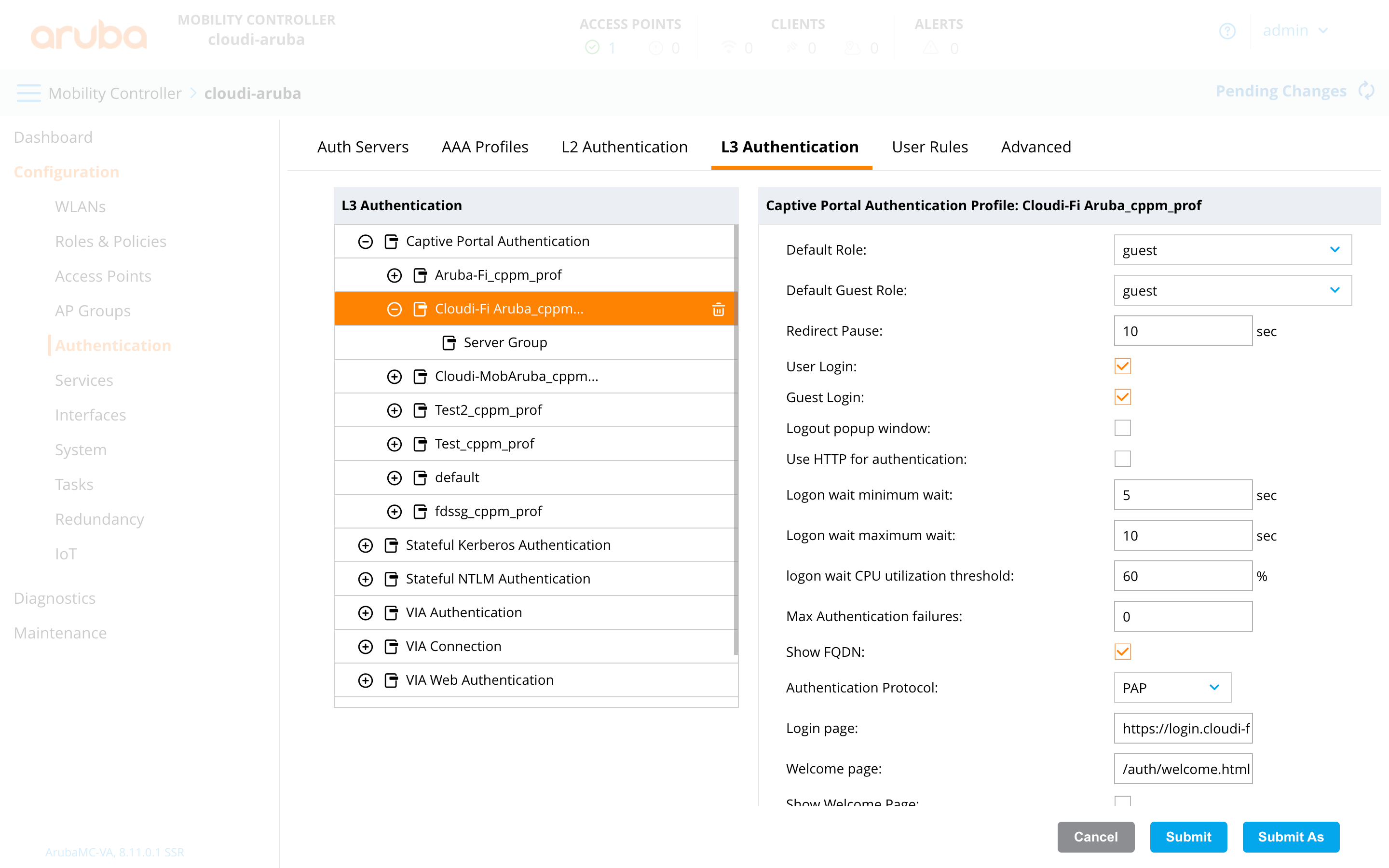 Aruba - Captive portal authentification profile for Cloudi-Fi_1.png