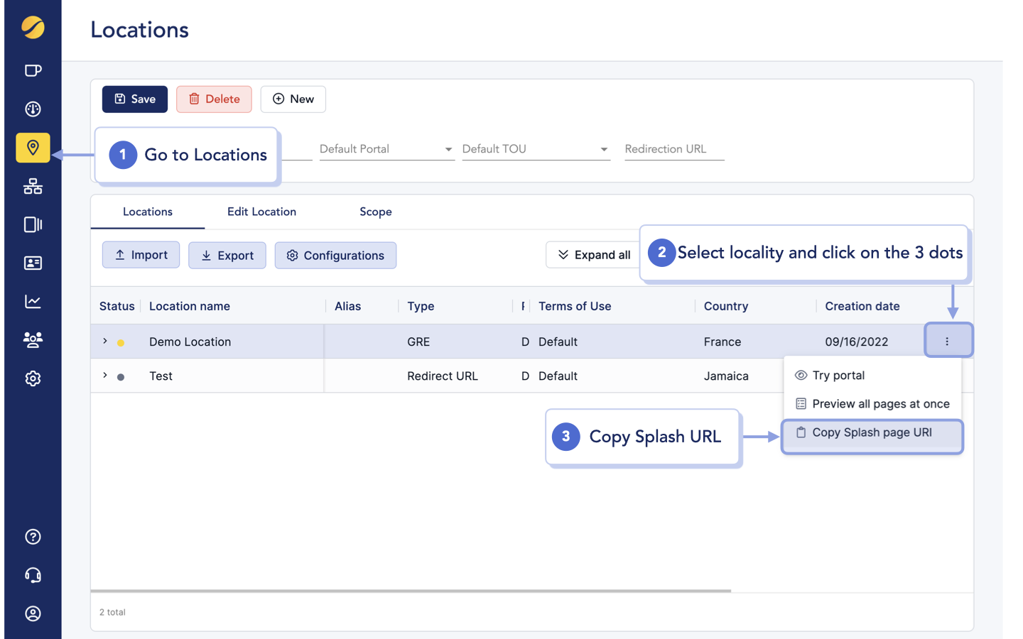 Cloudi-Fi - Get captive portal URL for Palo Alto