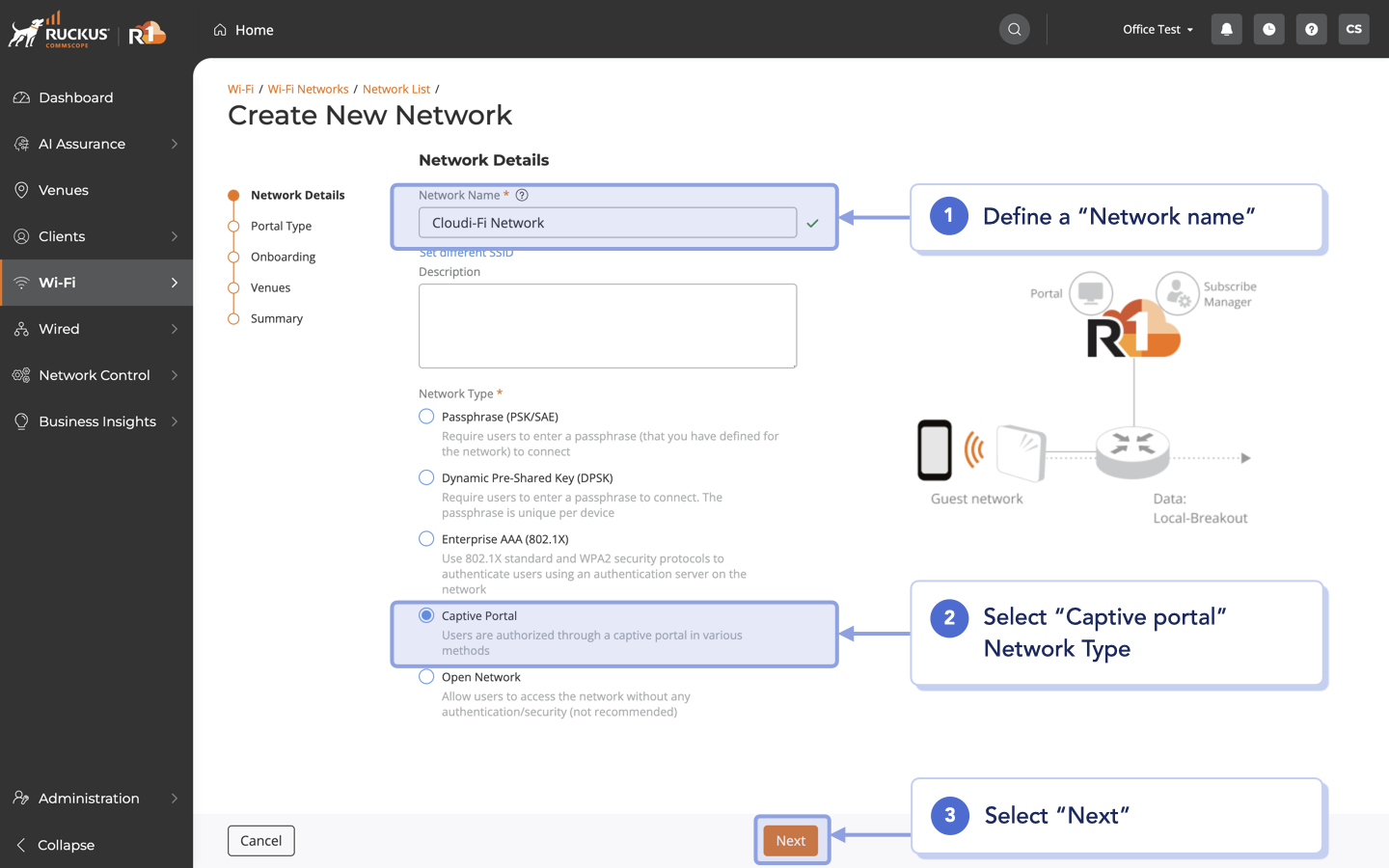 Cloudi-Fi_Ruckus Cloud_Add Wifi Network_Network details.png