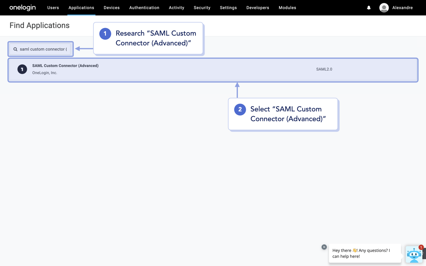 cloudi-fi_onelogin_samI_create a new application_search.png