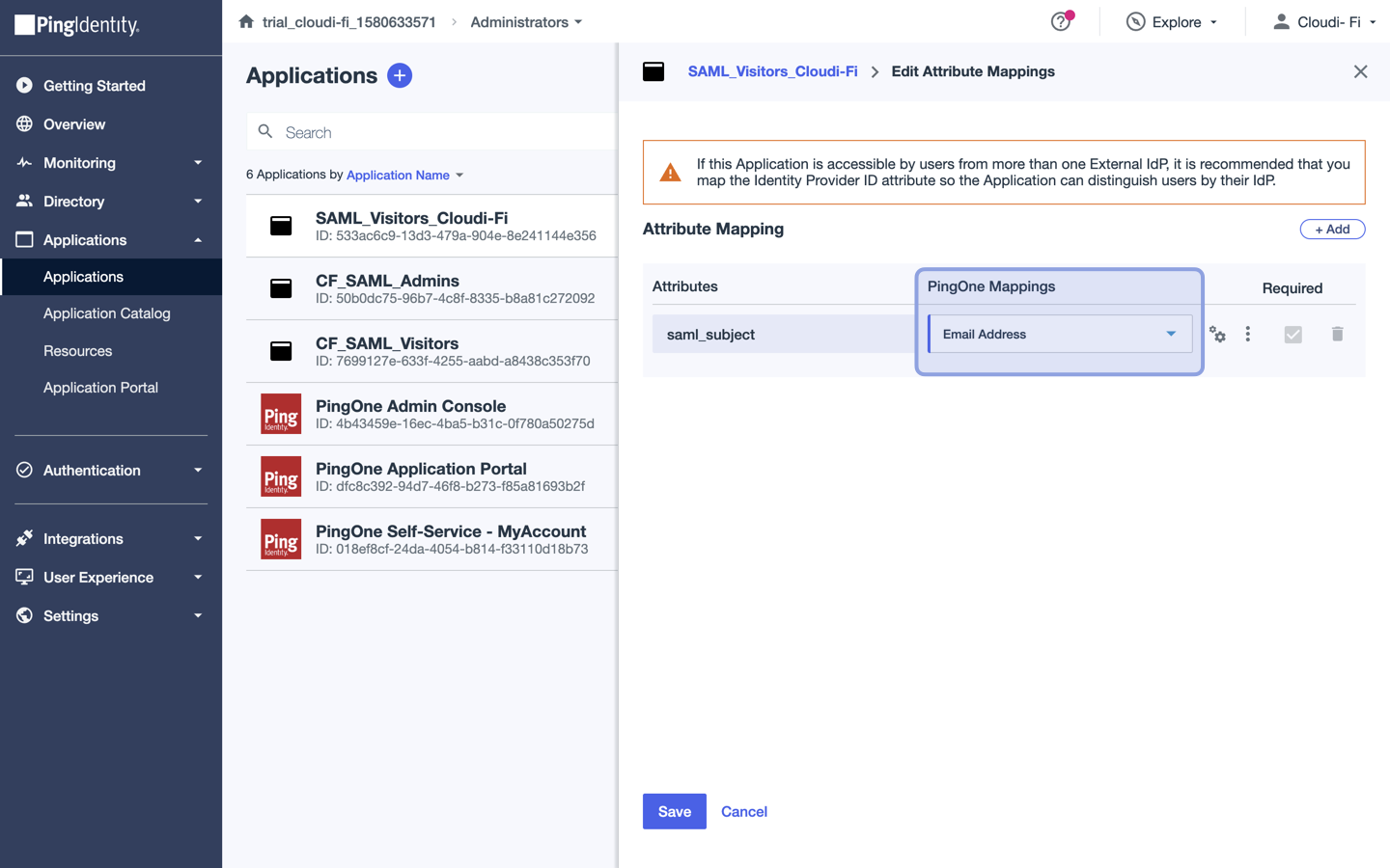 cloudi-fi ping identity saml application attribute mapping 2.png