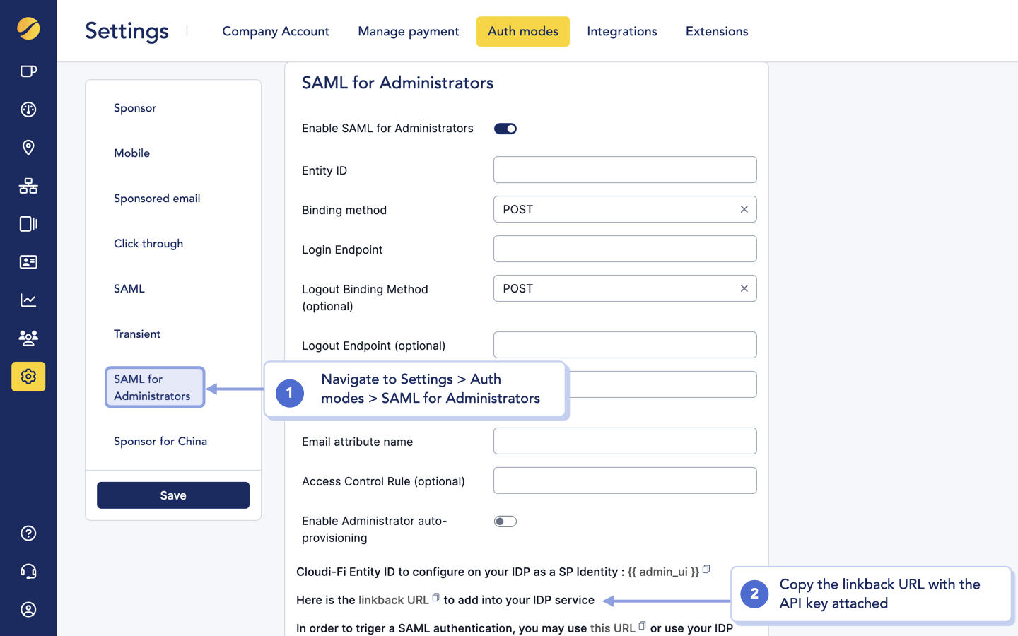 cloudi-fi ping identity saml application linkbackURL.png