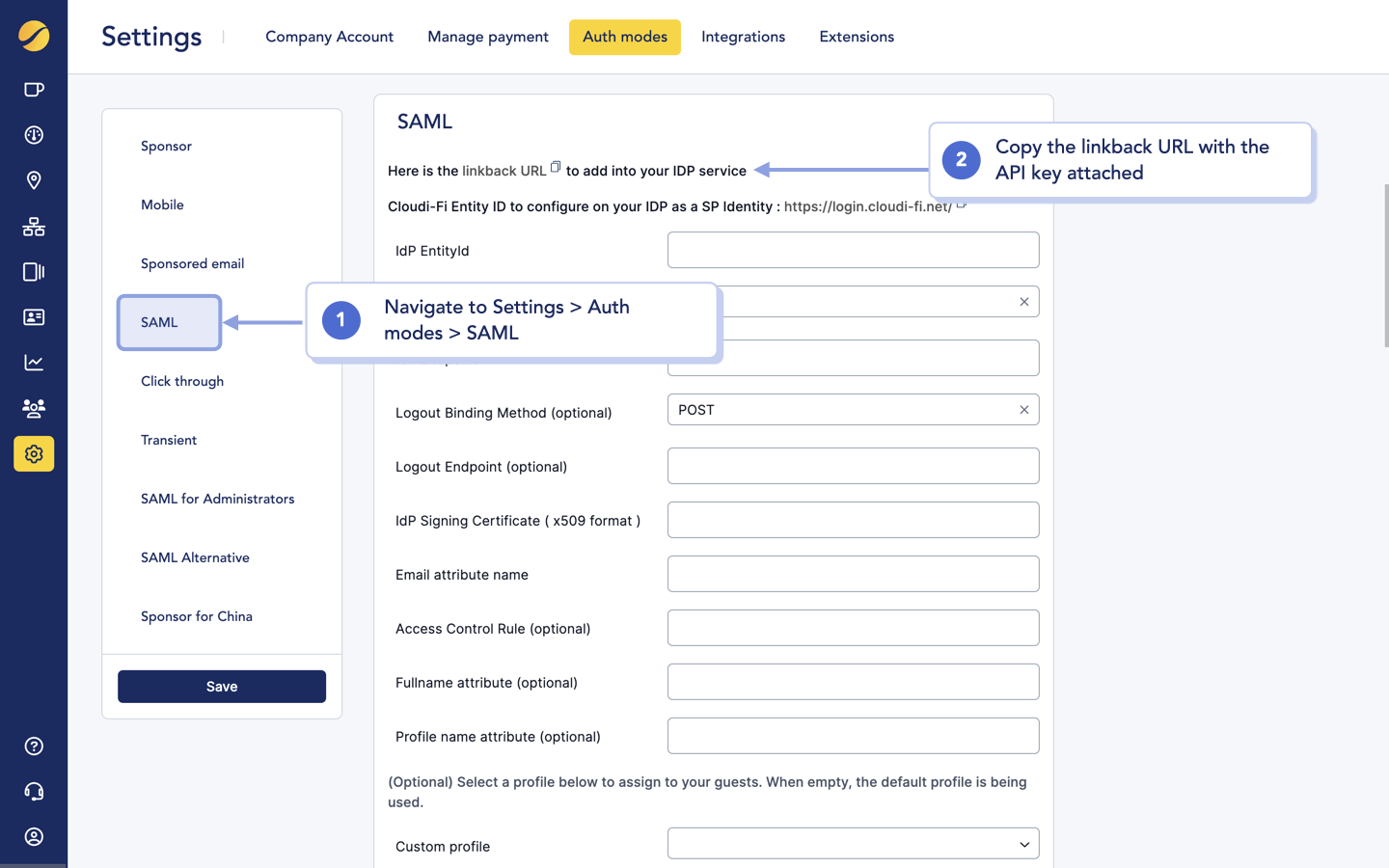 cloudi-fi ping identity saml application linkbackURL.png