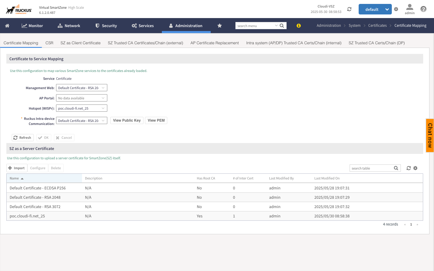 Ruckus SmartZone 6 - Assign certificate to captive portal service.png