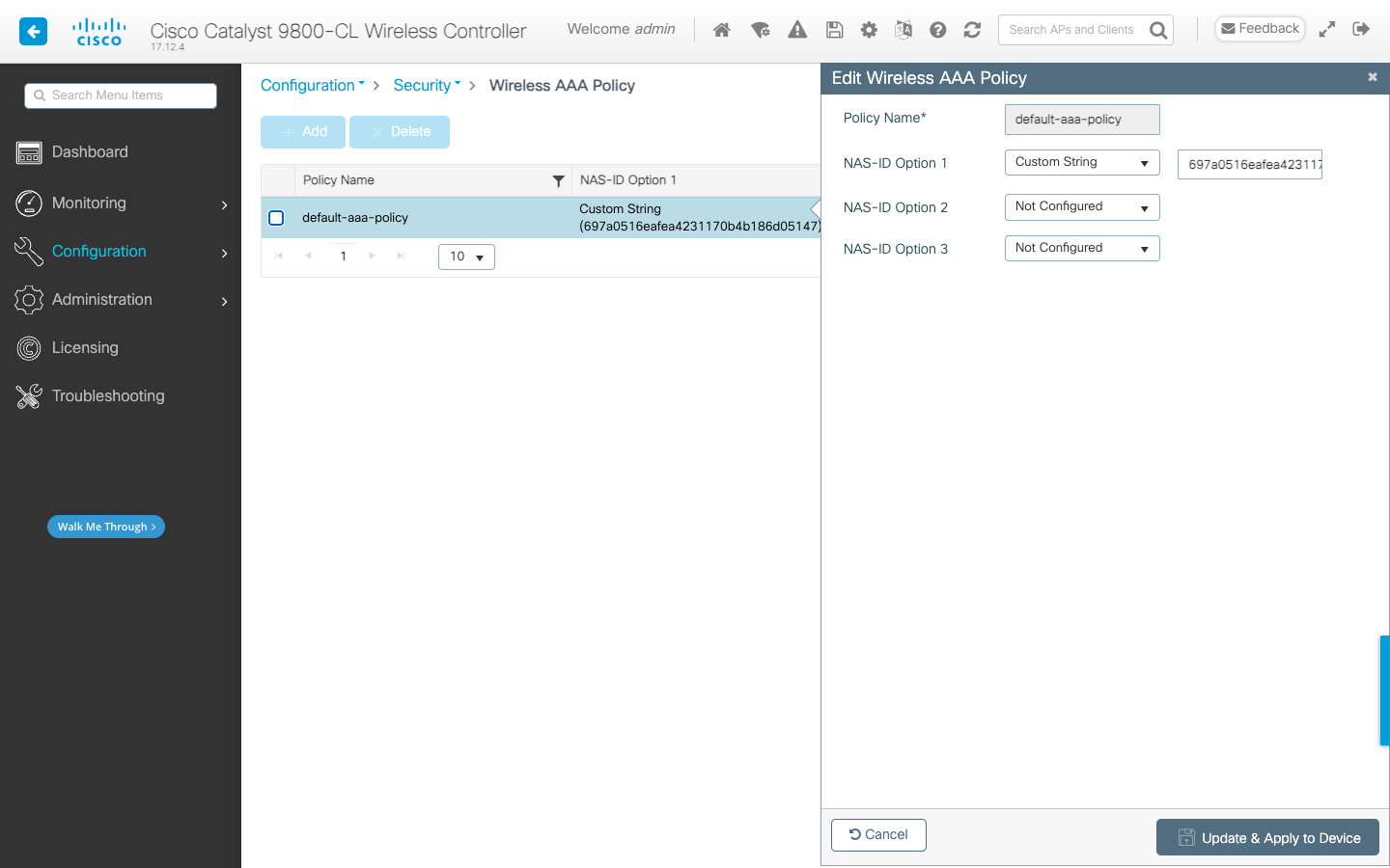 Cisco WLC 9800 customise nas-id.png