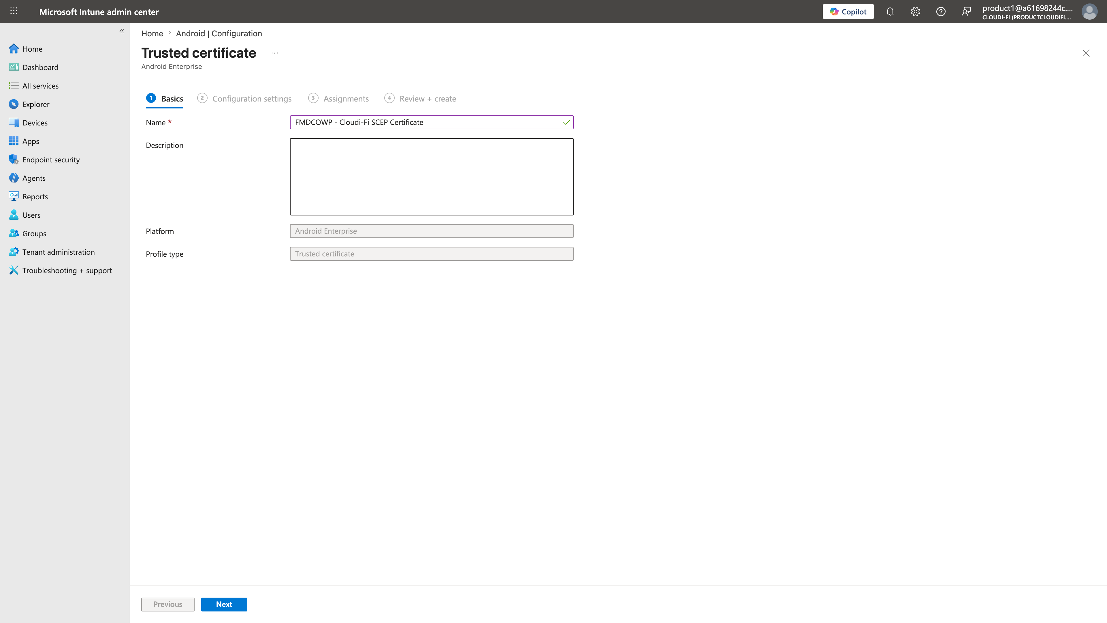 Intune - Add Cloudi-Fi Private CA Trusted certificate name.png