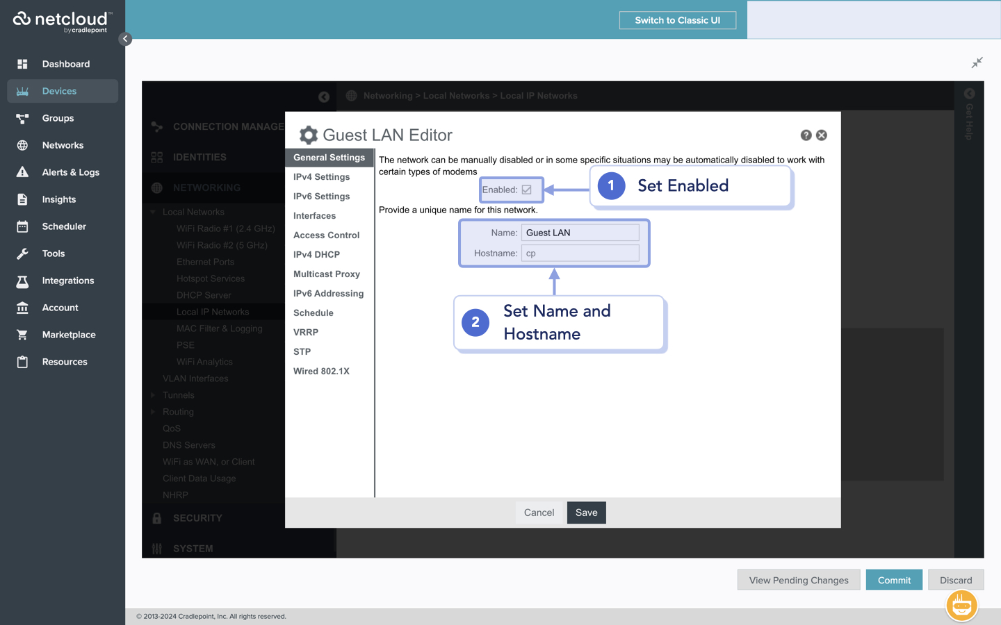 Cradlepoint - Name your network