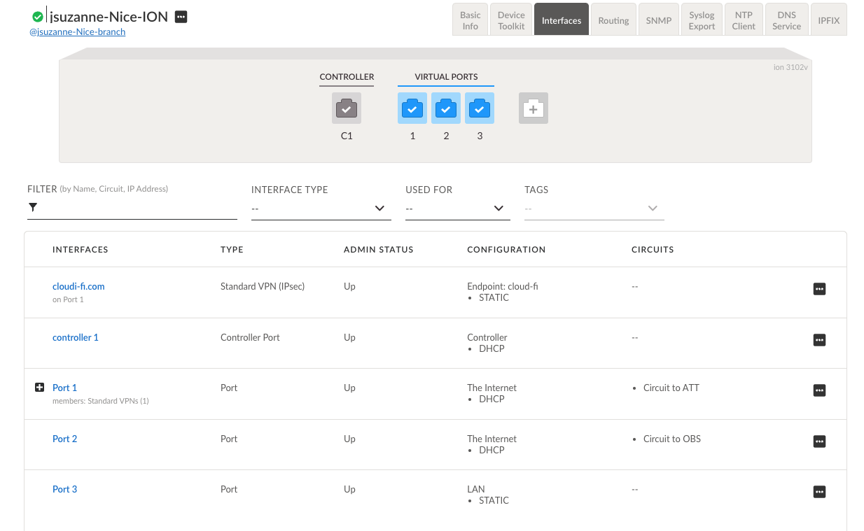Palo Alto Cloudgenix - DHCP Service Configuration