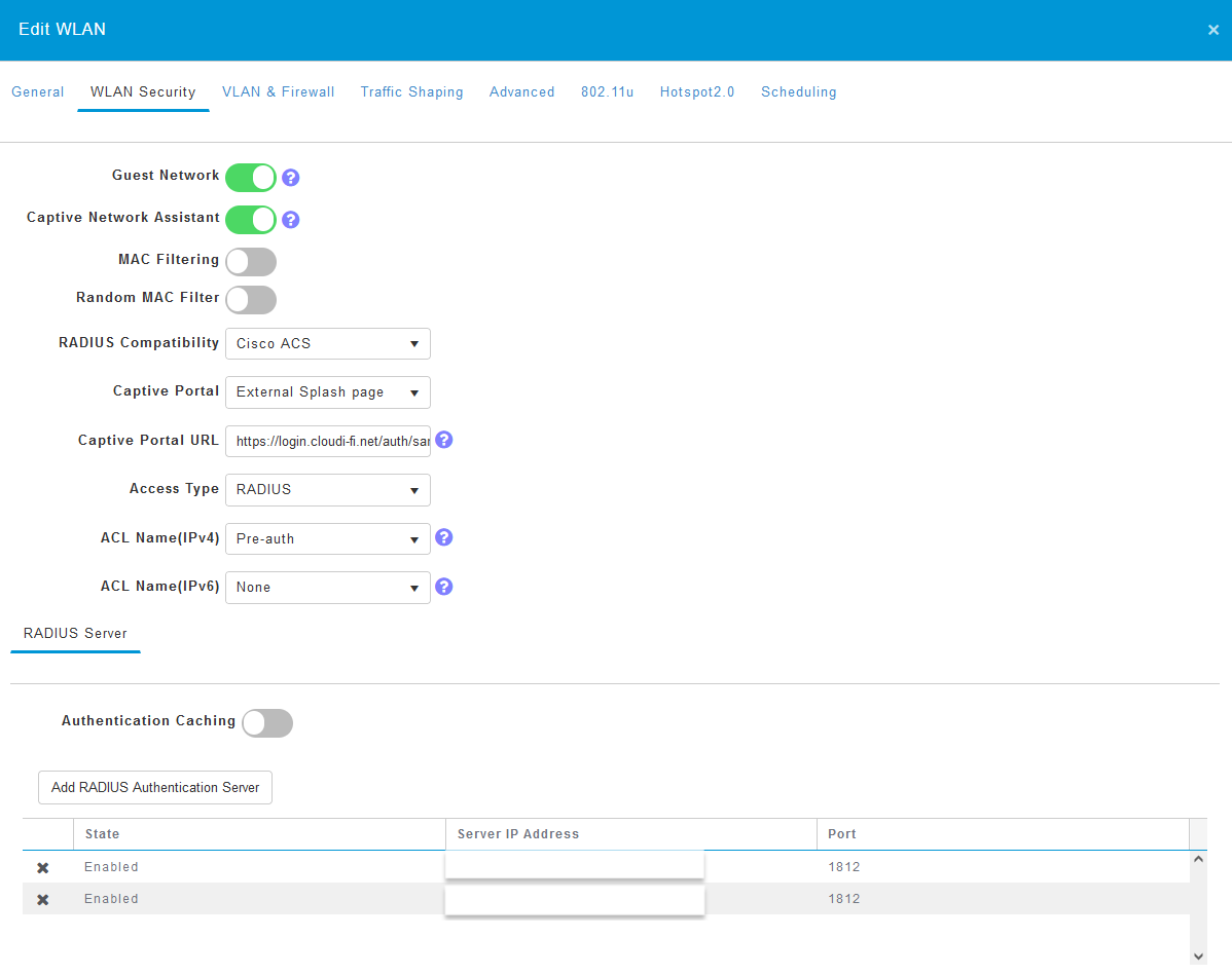 Cisco Mobility Express integration_configure SSID.png
