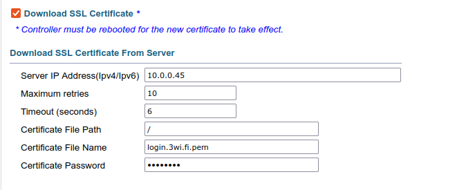 Add a certificate on a Cisco Wireless Controller (Cisco WLC)_Download SSL Certificat from server