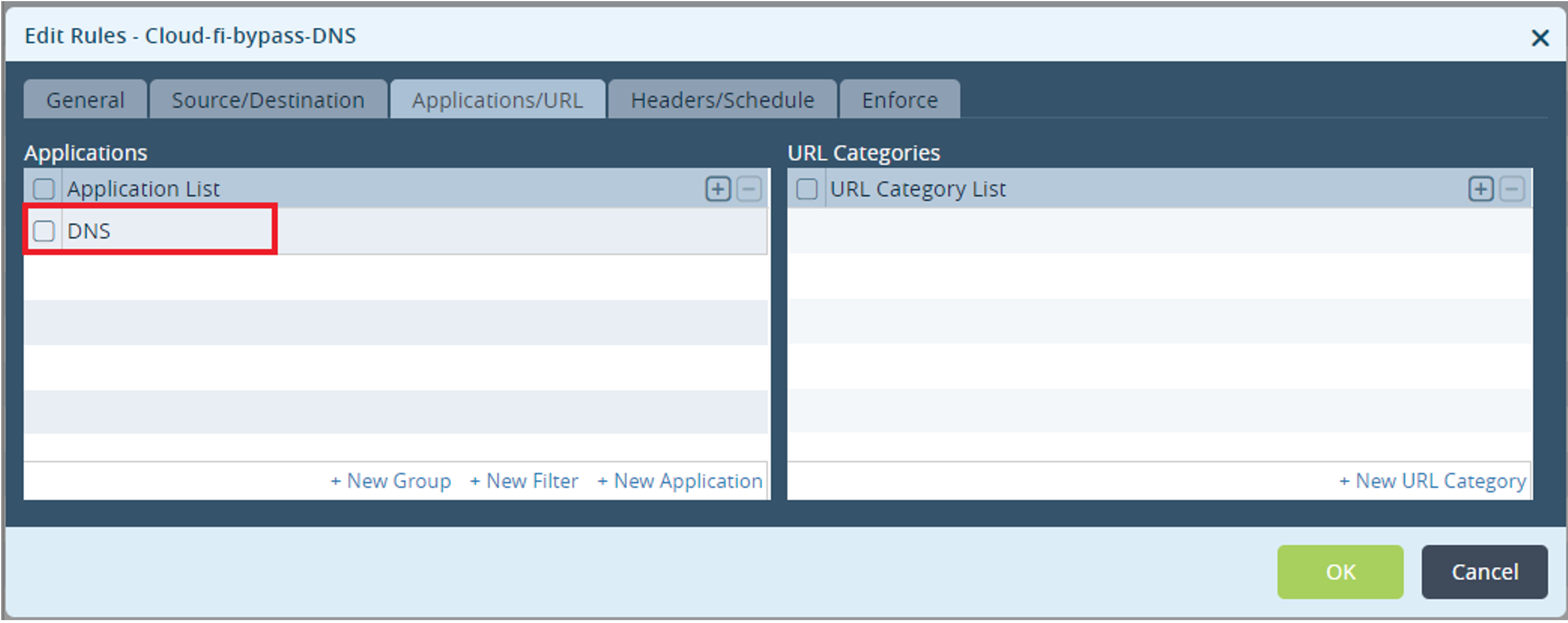 Versa director authentication rule to bypass DNS traffic authentication 1