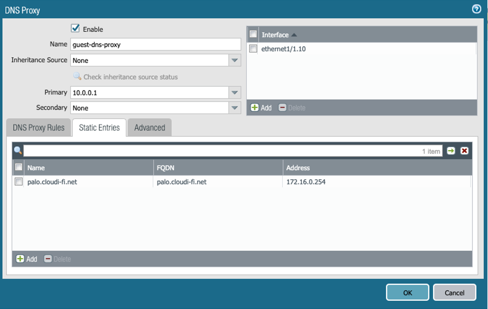 Palo Alto Strata - DNS Proxy for Captive portal users