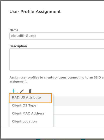Extreme CloudIQ - User profile assignment for Cloudi-Fi captive portal portal